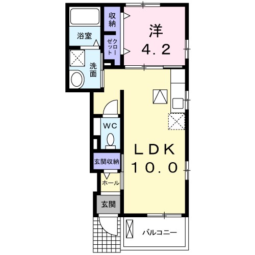 エレガンス芝山 間取り