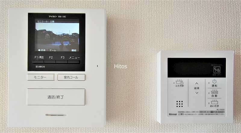 Garden　Terrace（ガーデン　テラス） 安心のモニター付きインターフォンです。