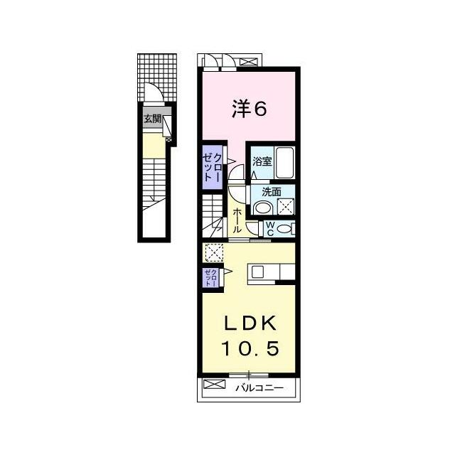 　ヴィラージュ　ルパン　Ⅱ号棟　 こちらの物件はMODE不動産なら割引対象の１部屋です。