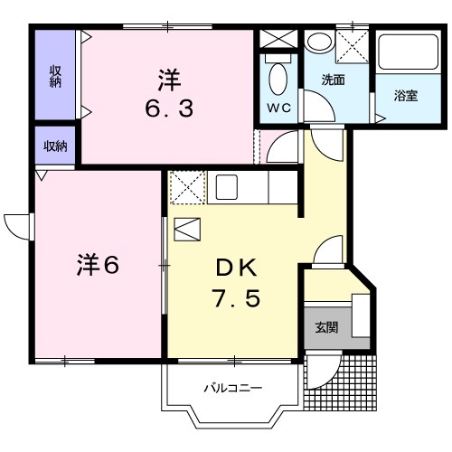 　サンパティーク　Ａ棟　 こちらの物件はMODE不動産なら割引対象の１部屋です。