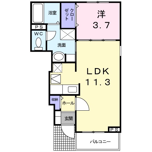 　ファイン・ビレッチ　Ⅰ号棟　 こちらの物件はMODE不動産なら割引対象の１部屋です。