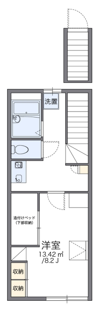 レオパレスフェリーチェ並木 間取り