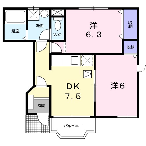 　サンパティーク　Ｃ棟 こちらの物件はMODE不動産なら割引対象の１部屋です。