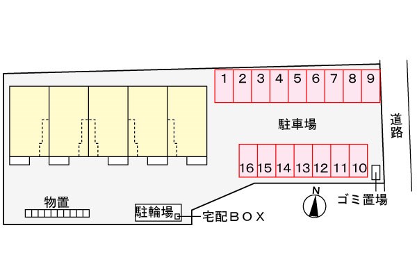 　レイ　シェル　Ⅱ号棟　 当物件の参考写真です。