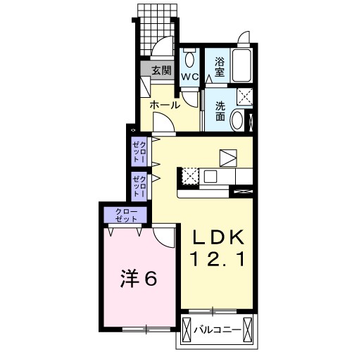 レヂデンス岡野 間取り