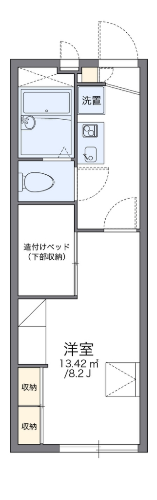 レオパレスカメリアコート 間取り