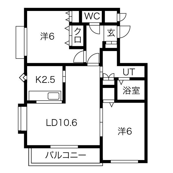 　ハイクオリティ　Ⅵ号棟　 こちらの物件はMODE不動産なら割引対象の１部屋です。