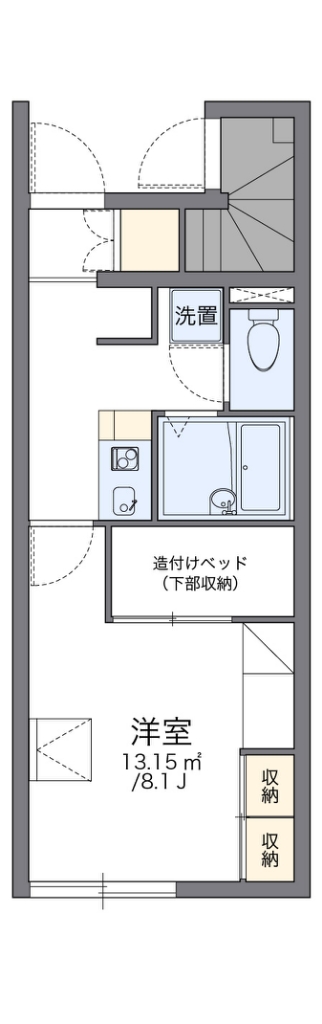 レオパレスパレスマンションⅤ 間取り