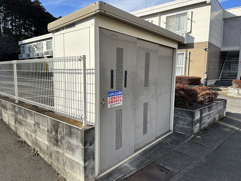 レオパレスつくい 入居者様専用ゴミ庫となります