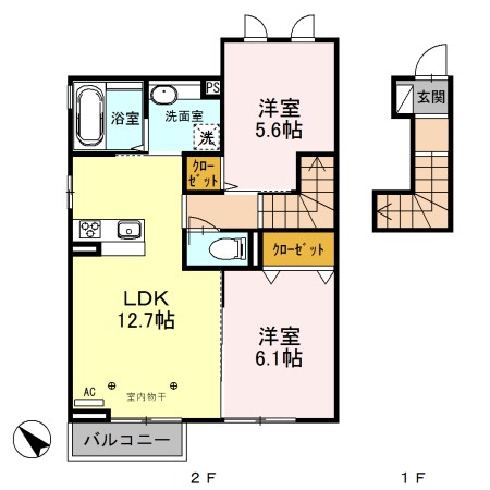 　ユア・クレスコンティ　A棟　  こちらの物件はMODE不動産なら割引対象の１部屋です。