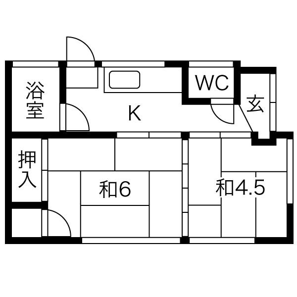 　粟倉貸家II こちらの物件はMODE不動産なら割引対象の１部屋です。