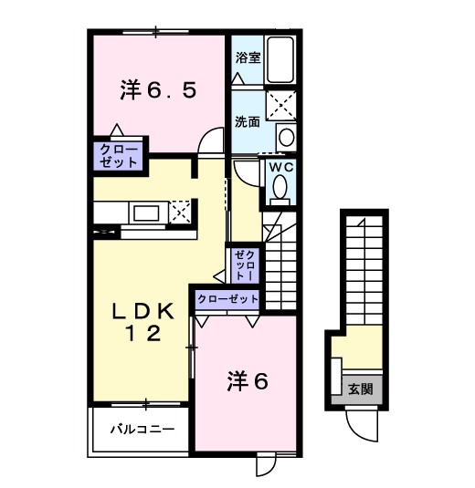 グローリアＢ 間取り