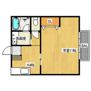　コーポ山口 こちらの物件はMODE不動産なら割引対象の１部屋です。