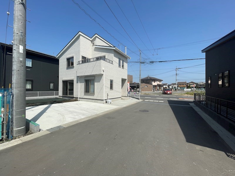 【新築戸建】PP　宇都宮市宝木二丁目 現地写真（前面道路含む現地写真）