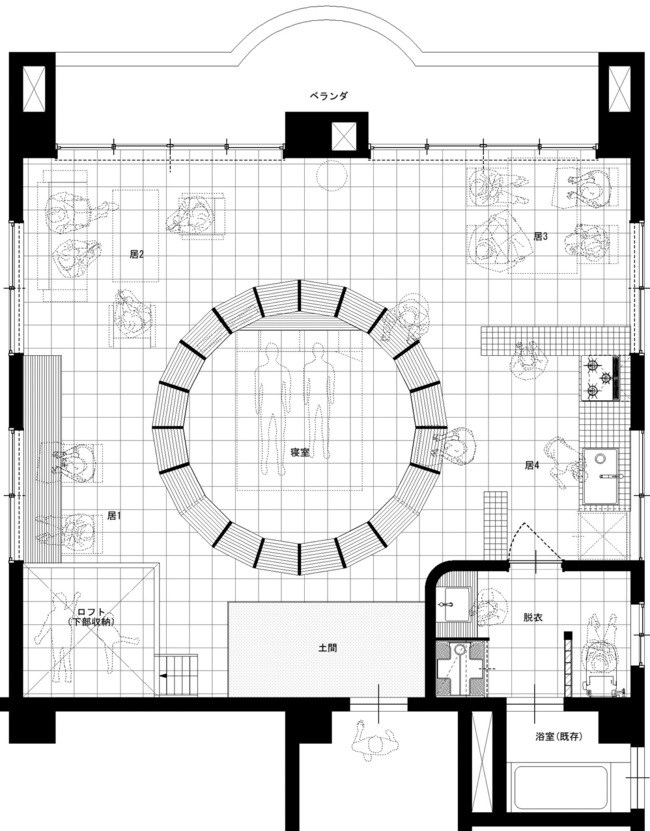 【中古マンション】宇都宮市元今泉　コープ・オリンピア今泉 間取図・土地図