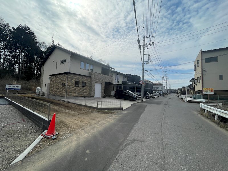 【土地】KK　宇都宮市下栗 現地写真（前面道路含む現地写真）
