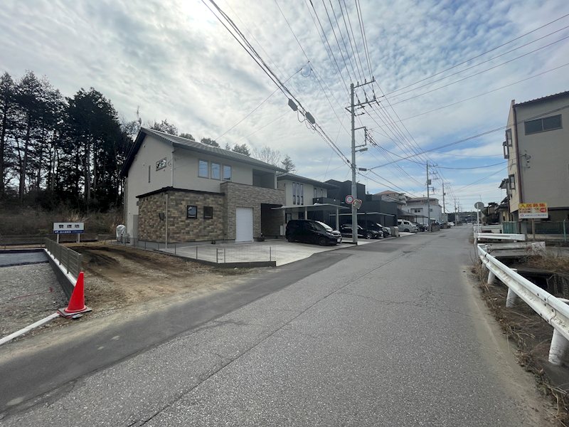 【土地】KK　宇都宮市下栗 現地写真（前面道路含む現地写真）