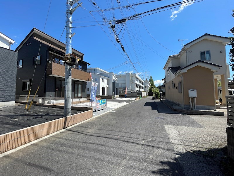 【新築未入居】PP宇都宮市宝木本町 現地写真（前面道路含む現地写真）