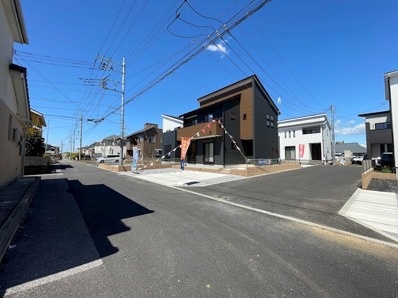 【新築未入居】PP宇都宮市宝木本町 現地写真（前面道路含む現地写真）