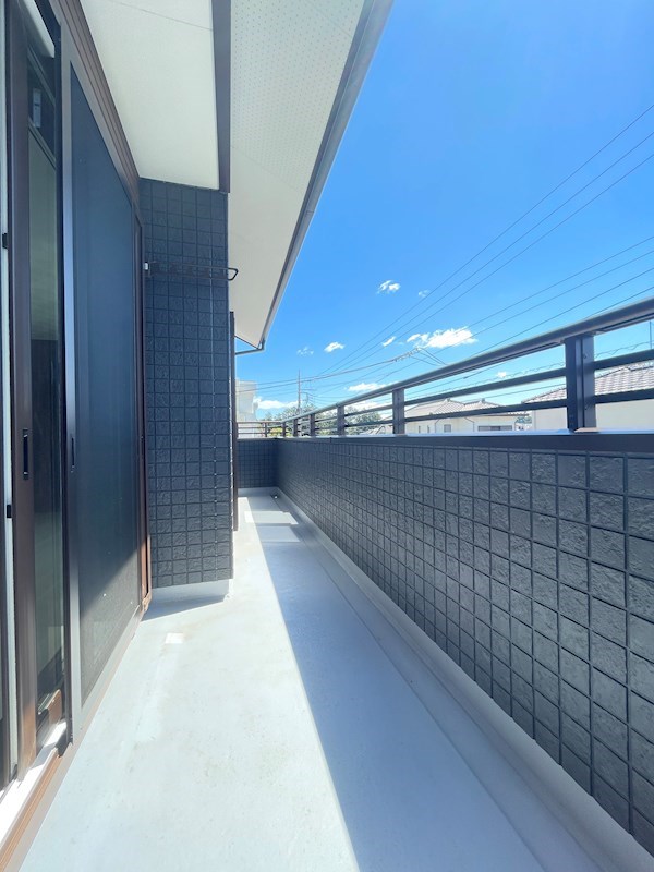 【新築未入居】PP宇都宮市宝木本町 現地写真（バルコニー）