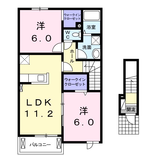 プリムラ　紫塚 間取り