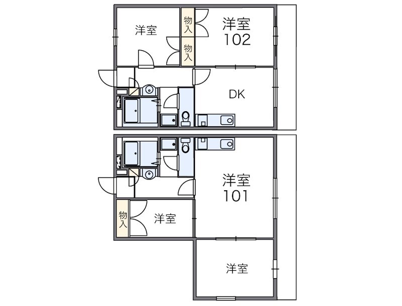 　高根沢５番館   こちらの物件はMODE不動産なら割引対象の１部屋です。