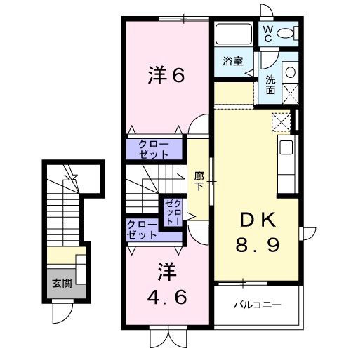 　チェリーブロッサム　Ｃ棟　 こちらの物件はMODE不動産なら割引対象の１部屋です。