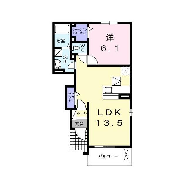 　ファイン・ビレッチ　Ⅳ棟　 ら割引対象の１部屋です。