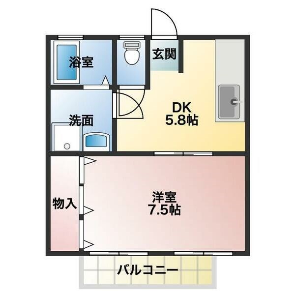 　コーポさがみ こちらの物件はMODE不動産なら割引対象の１部屋です。