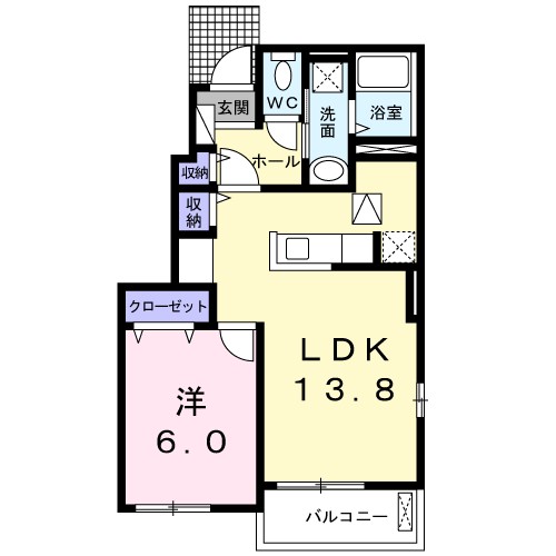 コンフォルト　Ⅱ 間取り