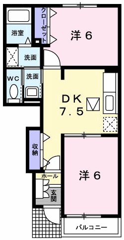 プラシードＢ 間取り