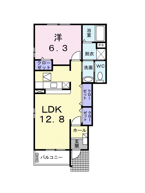 サンプラザＢ 間取り