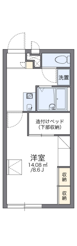 レオパレスリジェール 間取り
