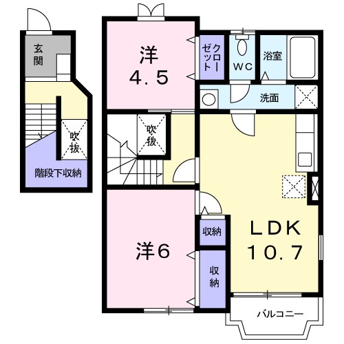 クラベールＤ 間取り