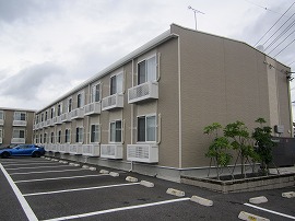 レオパレスリバーサイドＢ 外観