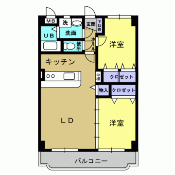 Ｙ＆Ｍ　ＴＡＫＡＨＡＳＨＩ　Ⅰ 間取り