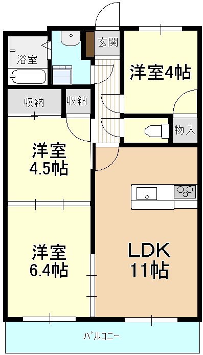 ファミーユみなみ 間取り