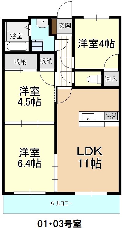 ファミーユみなみ 間取り