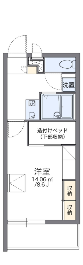 レオパレスエルハーベン 間取り