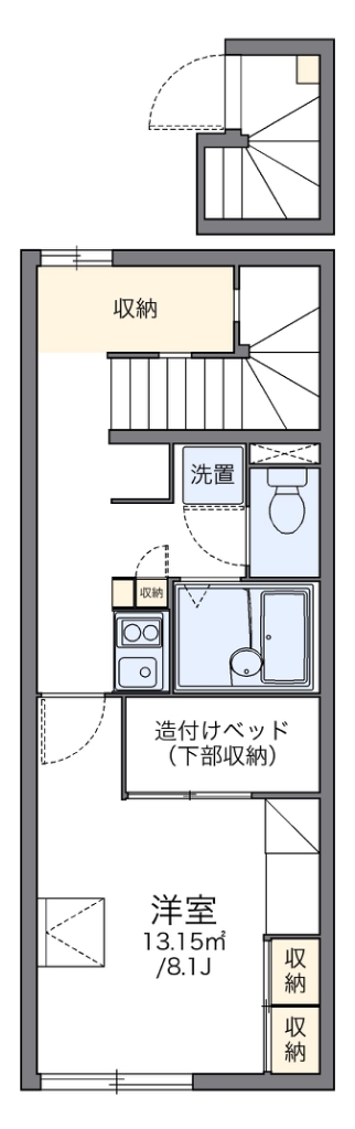 レオパレスアムールⅢ 間取り