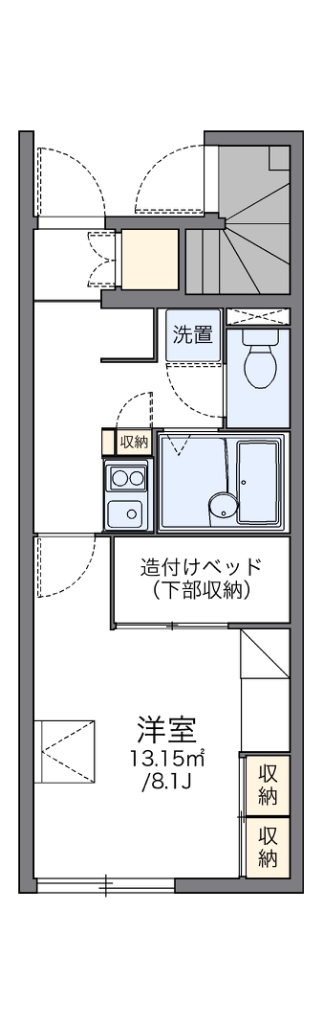 レオパレスアムールⅢ 間取り