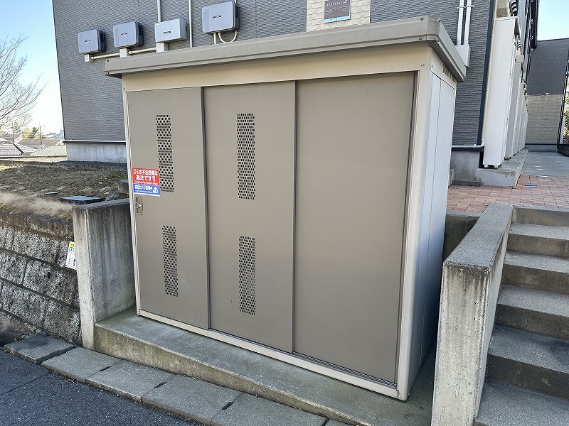 レオパレススミレ 入居者様専用ゴミ庫となります