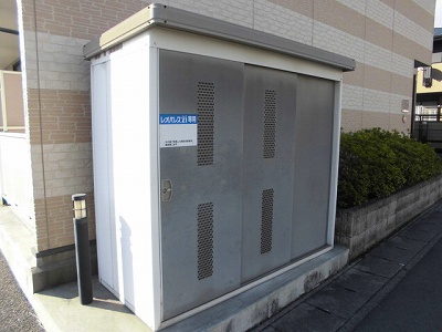 レオパレス今泉 入居者様専用ゴミ庫です。