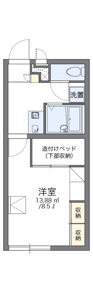 レオパレス琴 間取り