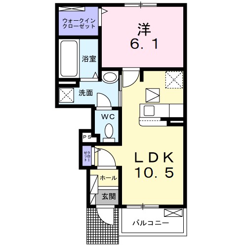 キャサブランカⅤ 間取り