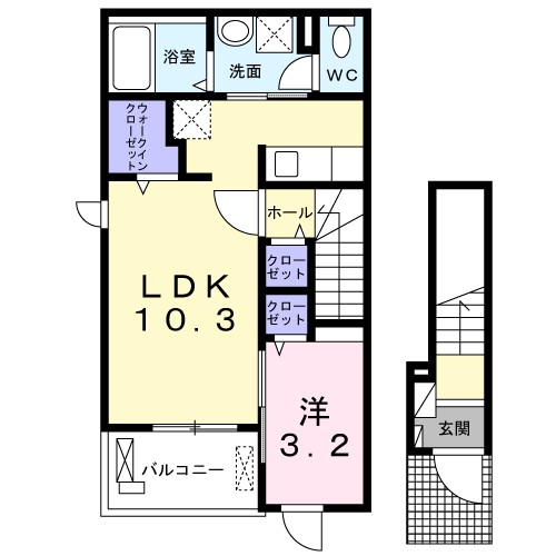 グレース　メロウ　Ｄ 間取り