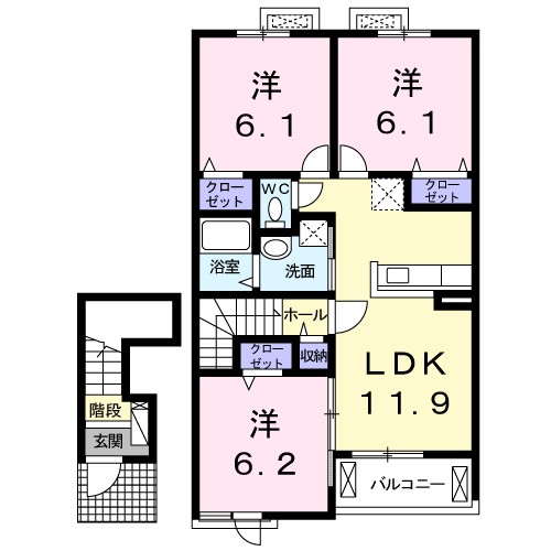 スイートタウンＨ 間取り