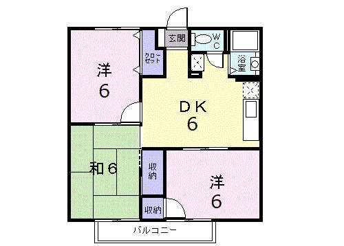 パークサイド宝木Ａ 間取り