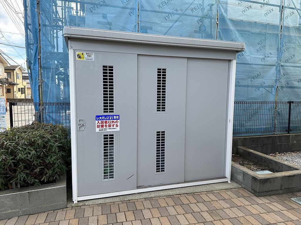 レオパレスフォレスト 入居者様専用ゴミ庫となります
