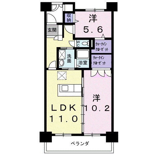 カーサ　ソレアード 間取り